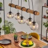 Koyoto Suspension, Boule lumineuse, Suspension Écru, Noir, 5 lumières