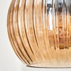 Koyoto Suspension, Boule lumineuse, Suspension Écru, Noir, 5 lumières