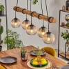 Koyoto Suspension, Boule lumineuse, Suspension Écru, Noir, 5 lumières