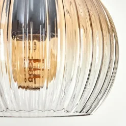 Koyoto Suspension, Boule lumineuse, Suspension Écru, Noir, 5 lumières