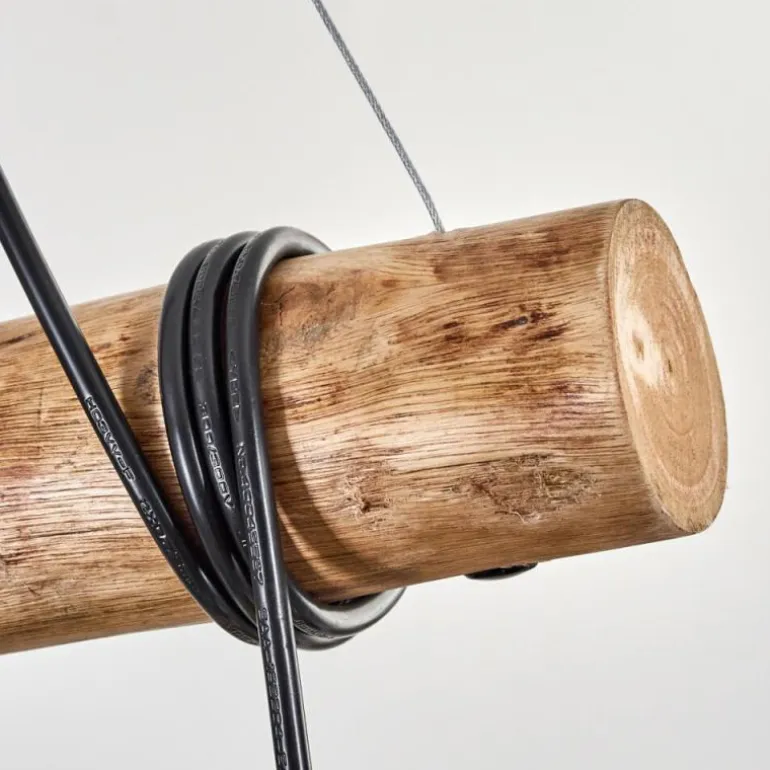 Koyoto Suspension, Boule lumineuse, Suspension Écru, Noir, 5 lumières