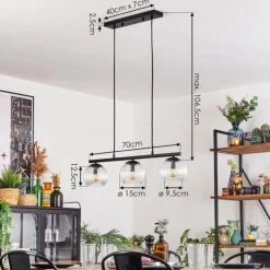 Koyoto Suspension, Boule lumineuse, Suspension Clair, 3 lumières