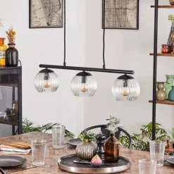 Koyoto Suspension, Boule lumineuse, Suspension Clair, 3 lumières