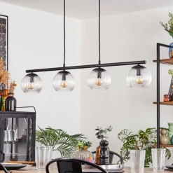 Koyoto Suspension, Boule lumineuse, Suspension Clair, 4 lumières