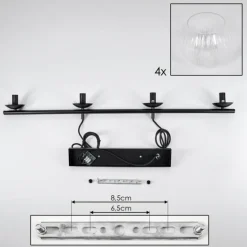 Koyoto Suspension, Boule lumineuse, Suspension Clair, 4 lumières