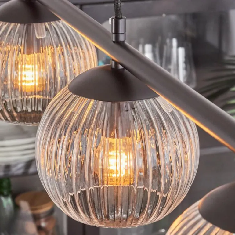 Koyoto Suspension, Boule lumineuse, Suspension Clair, 4 lumières