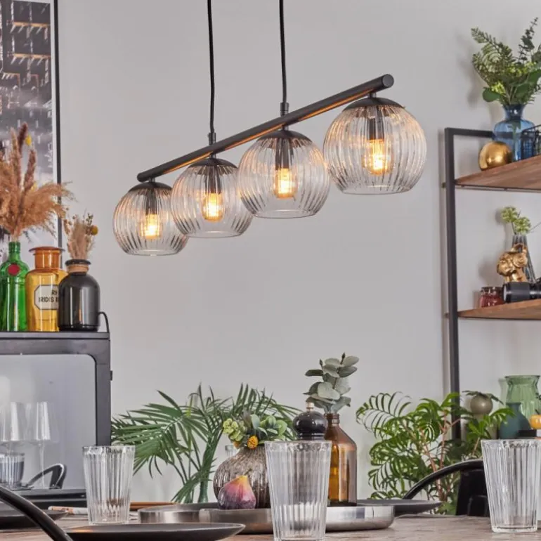 Koyoto Suspension, Boule lumineuse, Suspension Clair, 4 lumières