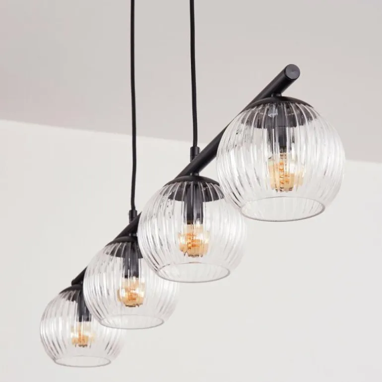 Koyoto Suspension, Boule lumineuse, Suspension Clair, 4 lumières