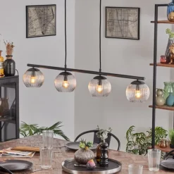Koyoto Suspension, Boule lumineuse, Suspension Clair, 4 lumières