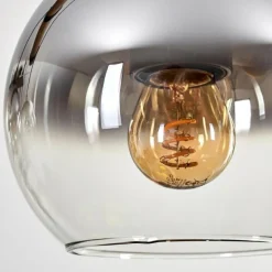 Koyoto Suspension, Boule lumineuse, Suspension Écru, Noir, 3 lumières