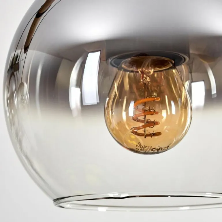 Koyoto Suspension, Boule lumineuse, Suspension Écru, Noir, 3 lumières