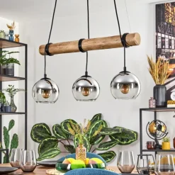 Koyoto Suspension, Boule lumineuse, Suspension Écru, Noir, 3 lumières