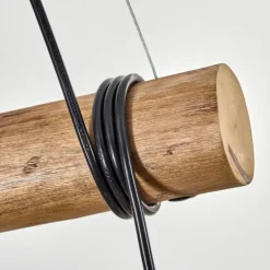 Koyoto Suspension, Boule lumineuse, Suspension Écru, Noir, 3 lumières