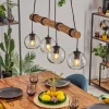 Koyoto Suspension, Boule lumineuse, Suspension Écru, Noir, 4 lumières