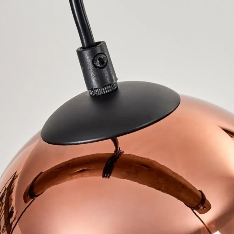 Koyoto Suspension, Boule lumineuse, Suspension Écru, Noir, 3 lumières
