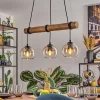 Koyoto Suspension, Boule lumineuse, Suspension Écru, Noir, 3 lumières