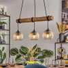 Koyoto Suspension, Boule lumineuse, Suspension Écru, Noir, 3 lumières