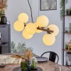 Koyoto Suspension, Boule lumineuse, Suspension Blanc, 8 lumières