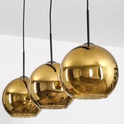 Koyoto Suspension, Boule lumineuse, Suspension Noir, 3 lumières