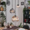 Koyoto Suspension, Boule lumineuse, Suspension Noir, 3 lumières