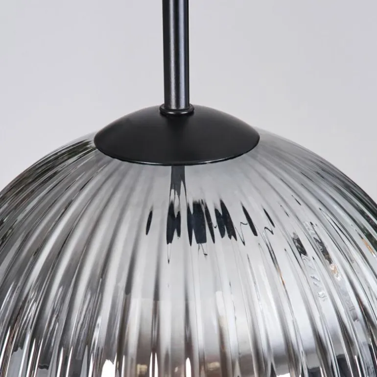 Koyoto Suspension, Boule lumineuse, Suspension Noir, 3 lumières