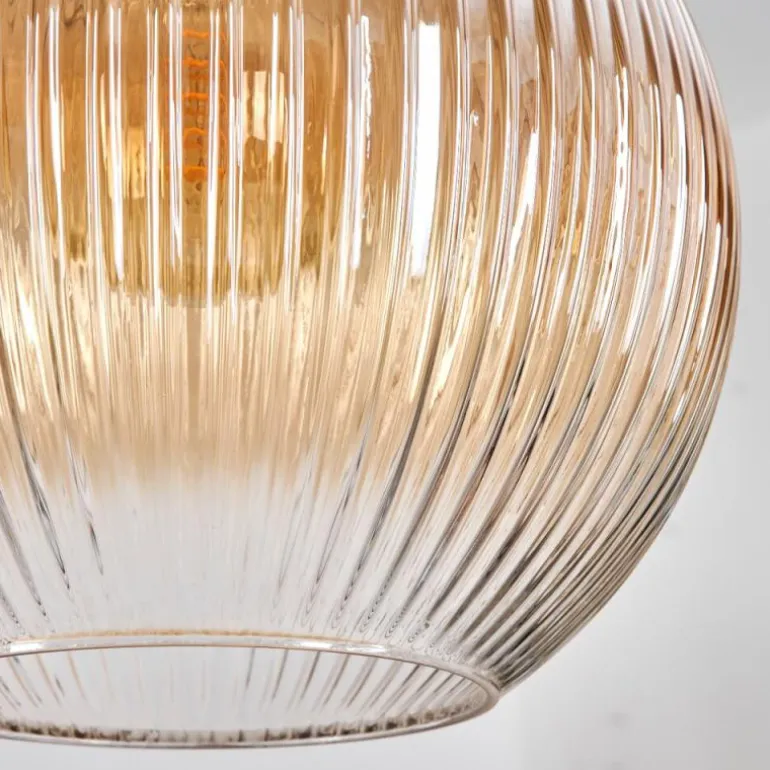 Koyoto Suspension, Boule lumineuse, Suspension 30 cm Noir, 3 lumières