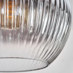 Koyoto Suspension, Boule lumineuse, Suspension 30 cm Noir, 3 lumières