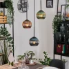 Koyoto Suspension, Boule lumineuse, Suspension Noir, 3 lumières