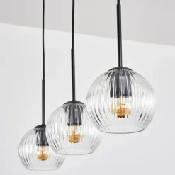 Koyoto Suspension, Boule lumineuse, Suspension Clair, 3 lumières