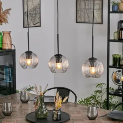 Koyoto Suspension, Boule lumineuse, Suspension Clair, 3 lumières