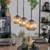 Koyoto Suspension, Boule lumineuse, Suspension Ambre, 3 lumières