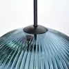 Koyoto Suspension, Boule lumineuse, Suspension, Suspension grappe Bleu, Vert, Cuivré, 3 lumières
