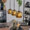 Koyoto Suspension, Boule lumineuse, Suspension Or, 3 lumières