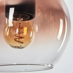 Koyoto Suspension Clair, Cuivré, 4 lumières