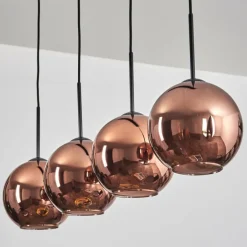 Koyoto Suspension Cuivré, 4 lumières