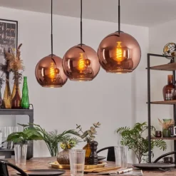 Koyoto Suspension Noir, 3 lumières