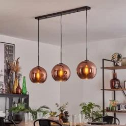 Koyoto Suspension Noir, 3 lumières