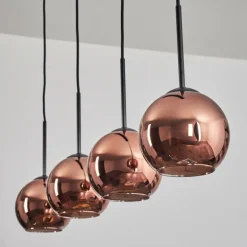 Koyoto Suspension Noir, 4 lumières
