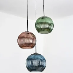 Koyoto Suspension Noir, 3 lumières