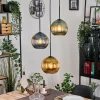 Koyoto Suspension Noir, 3 lumières