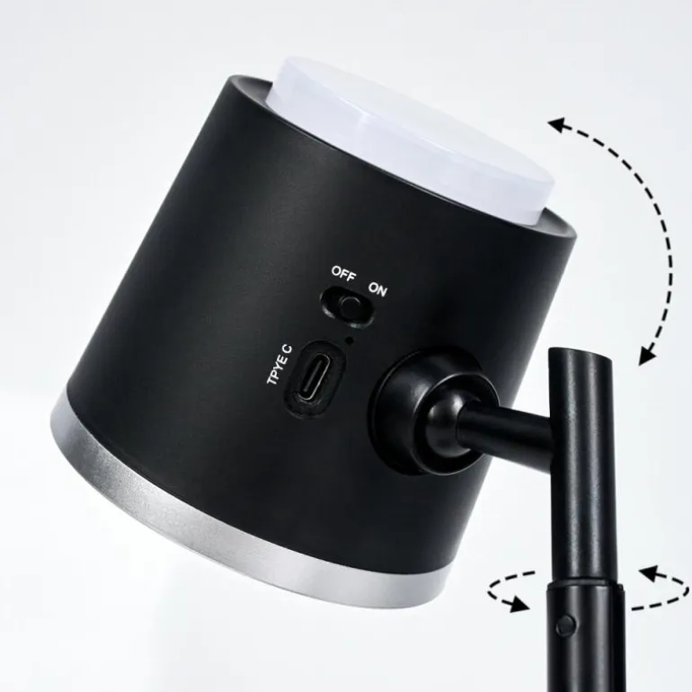 Krumstorp Lampe à poser, Applique murale, Liseuse LED Noir, 1 lumière