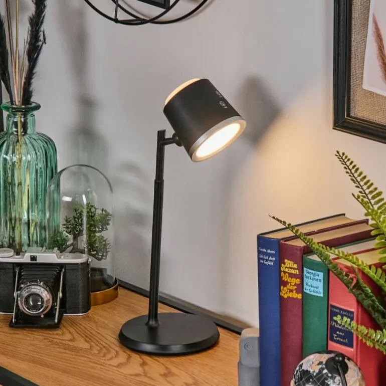 Krumstorp Lampe à poser, Applique murale, Liseuse LED Noir, 1 lumière