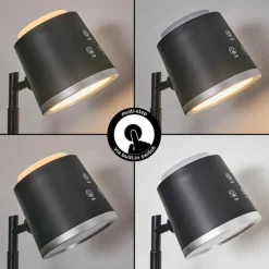 Krumstorp Lampe à poser, Applique murale, Liseuse LED Noir, 1 lumière