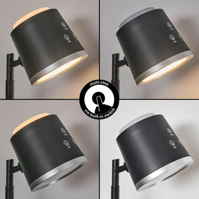 Krumstorp Lampe à poser, Applique murale, Liseuse LED Noir, 1 lumière