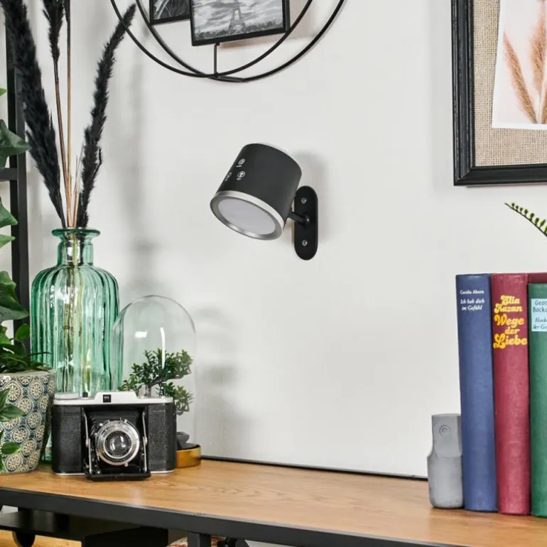 Krumstorp Lampe à poser, Applique murale, Liseuse LED Noir, 1 lumière
