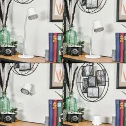 Krumstorp Lampe à poser, Applique murale, Liseuse LED Blanc, 1 lumière