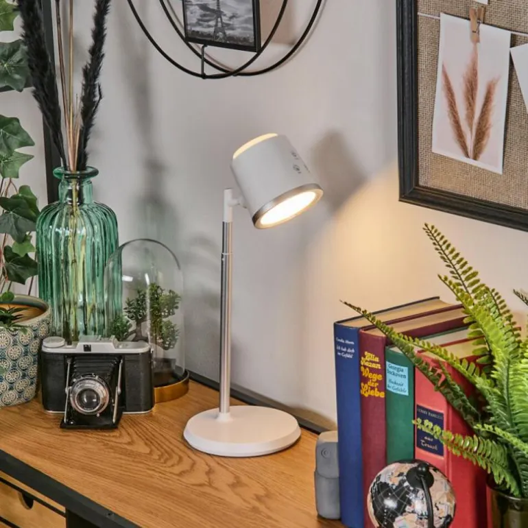 Krumstorp Lampe à poser, Applique murale, Liseuse LED Blanc, 1 lumière