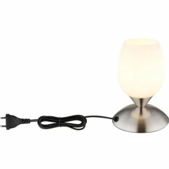 Kuwaita Lampe à poser Luminaires Globo Lighting Nickel mat, 1 lumière