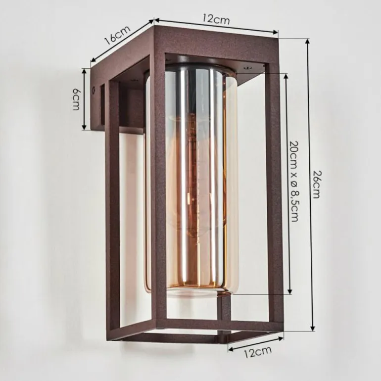 Lagarelhos Lampe murale d´extérieur Rouille, 1 lumière