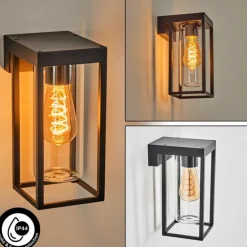 Lagarelhos Luminaire extérieur, Lampe murale d´extérieur Noir, 1 lumière